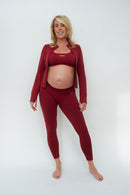 Bordeaux Elevate Leggings