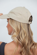 The Basic Cap - Cream